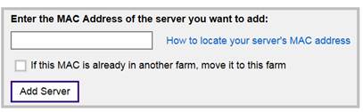 Xnet add server farm option